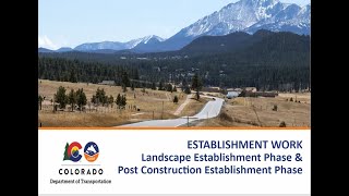 Landscape Establishment Phase