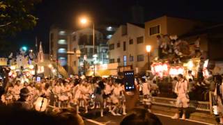 2013大阪市平野郷だんじり祭り宵宮・南港通りパレード　馬場町②（平成25年7月12日）