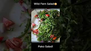 Wild Fern Salad, Pako Salad #shorts #fyp #pinay