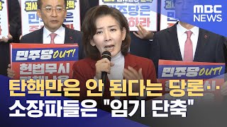 탄핵만은 안 된다는 당론‥소장파들은 