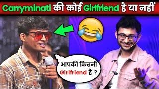 Carryminati Ki Girlfriend Hai ya Nahi । Carryminati On Sandeep Maheshwari Show । Sandeep Maheshwari