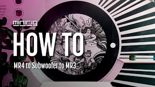 How to Connect Minirig 4 to Subwoofer and Minirig 3