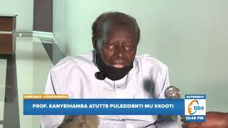 Prof. Kanyeihamba Atutte Pulezidenti Mu Kkooti, Agamba Atyobodde  Ssemateeka  Ekimala