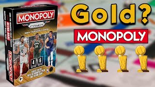 GOLD SHIMMER ✨ 2023 Monopoly Prizm Basketball Cards 🏀