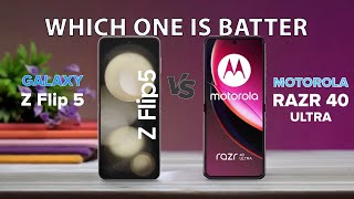 Samsung Z Flip 5 VS Motorola Razr 40 Ultra: Battle of Foldable Giants! #samsung #motorola #trending