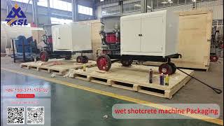 wet shotcrete machine delivery