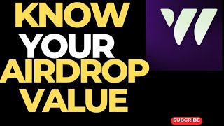 W-COIN AIRDROP: HOW TO KNOW THE VALUE OF YOUR AIRDROP BEFORE LISTING. @IkabaMichael