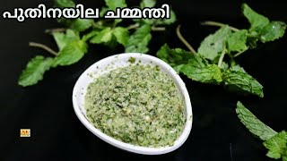 പുതിനയില ചമ്മന്തി | Mint Leaves chutney | Moma's Kitchen special