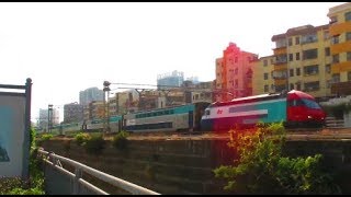 {CNR} Northbound KTT Through Train (Z816) passing near CNR Shenzhen East Station