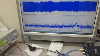 Ultrasonic nonlinear sweep oscillation control experiment　超音波の非線形スイープ発振制御実験