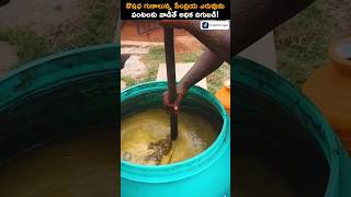 How to Prepare Jeevamrutham for Farming 🌴#shorts #farming