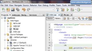 J2EE Tutorials for beginners 4 how to use jsp scriptlets in jsp pages