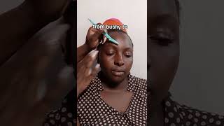 Eyebrow shaping Hack #youtubeshorts#makeup #makeuptips #eyebrows#eyebrowshaping #eyebrowtutorial#fyp