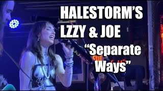 LZZY \u0026 JOE (of HALESTORM) “Separate Ways” (Journey cover) on Jan 8, 2025