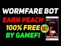 Wormfare Slap Telegram Mining Bot Full Guide | Wormfare Slap Peach Points | Wormfare New Mining Bot