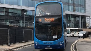 Rosso X Coastline 2425 Leaving Sheffield interchange