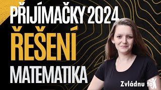 Přijímačky na střední 2024 | Řešení z matematiky I. část