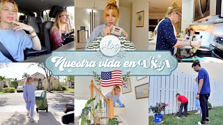 🇺🇸 Arreglos en la CASA + Mucho de lo que hablar 🧡 ELAIA conduciendo 🚘 dos rubias muy rubias 😅 VLOG