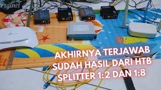 HTB SPLITTER 1:2 DAN 1:8 BEGINI HASILNYA