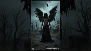 Heaven to Shadows: AI Angel Transformation #fallenangel