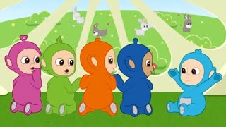 Tiddlytubbies Season 3 ★ Copy the Rabbits in the Garden! ★ Tiddlytubbies | WildBrain