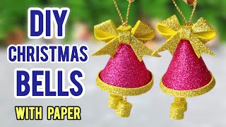 Christmas bells making / How to make bells for Christmas / DIY Christmas Bells making with paper