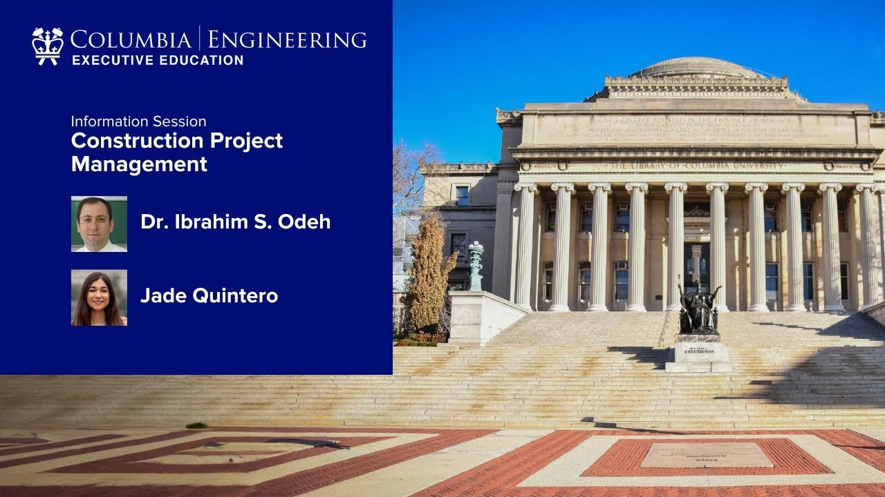 Information Session On Columbia Engineering Executive Education S