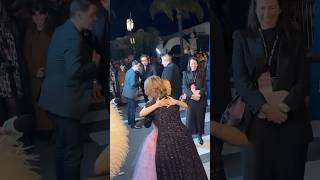 Ariana Grande and Fernanda Torres share a Hug (and Toss Toss) at the SBIFF