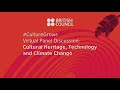 Cultural Heritage Technology and Climate Change - Thursday 17th March 2022