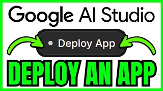 How To DEPLOY Your Google AI Studio App (QUICK & EASY) 2026