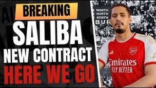 William Saliba HAS Signed A New Contract At Arsenal