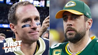 Drew Brees or Aaron Rodgers: Which QB is under more pressure in the NFC? | First Take