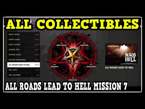 Zombie Army 4 All Roads Lead To Hell All Collectibles (Zombie Hands, Upgrades, Heroic Action & Comic