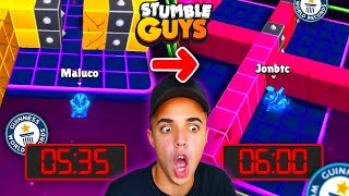 ASÍ SUPERÉ los RECORDS MUNDIALES de STUMBLE GUYS!! *world record* - Jonbtc