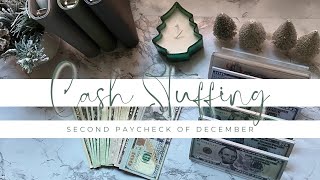 Cash Stuffing: Second Paycheck of December | $2,760