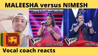 Nimesh Kalhara | Maleesha Sooriyaarachchi Auditions The Voice Sri Lanka REACTION