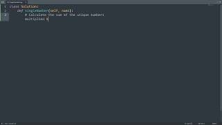 Leetcode 137. Single Number II in Python | Python Leetcode | Python Coding Tutorial | Python ASMR