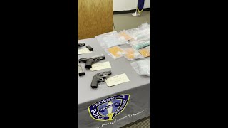 Guns and narcotics arrest by the Providence police