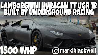 1500 whp Lamborghini Huracan TT UGR 1R @dragy acceleration from 60-130 mph \u0026 100-200 km/h