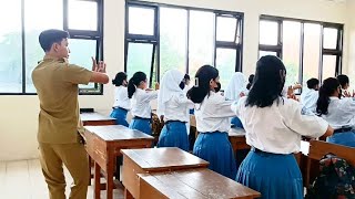 pak abing dan murid bikin heboh lagi di kelas ,#trending