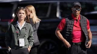 Tiger Woods arrives in Torrey Pines for the Genesis Invitational alongside Kai Trump