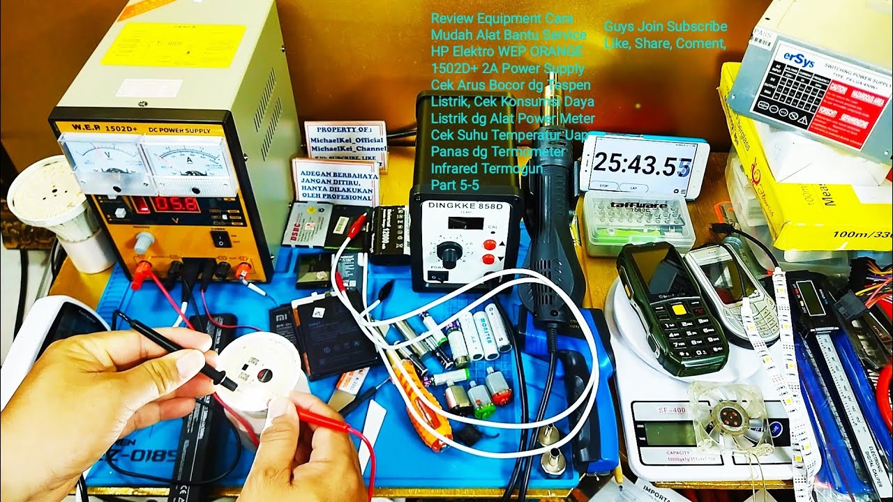 Review Equipment Cara Mudah Alat Bantu Service Hp Elektro Wep Orange