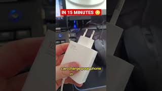 15 minutes 120W phone charger 😳😳 #mi #xiaomi #micharger #redminote11pro5g