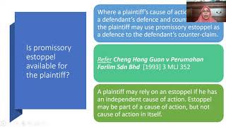 Promissory Estoppel part 3