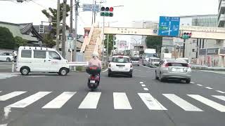 八幡3丁目交差点～千葉街道～市川橋～江戸川交差点～総武線アンダーガード～一里塚～小岩サンロード～小岩駅南口～小岩昭和通り　2023年09月15日(金)09時21分