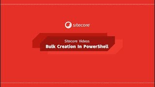 Sitecore tip: Bulk create pages with Sitecore Powershell