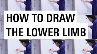 How to Draw Joint Articulation of the Lower Limb | With Chris Warner
