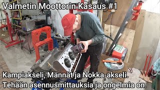 Valmet 565.2 - Moottorin kasaus #1 - Moottoriremontti