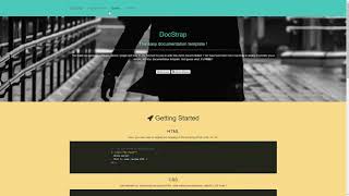 Docstrap - Free Bootstrap Theme Preview