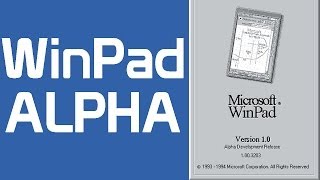 WinPad - A tablet edition of Windows from 1992 (Tutorial \u0026 Demo)